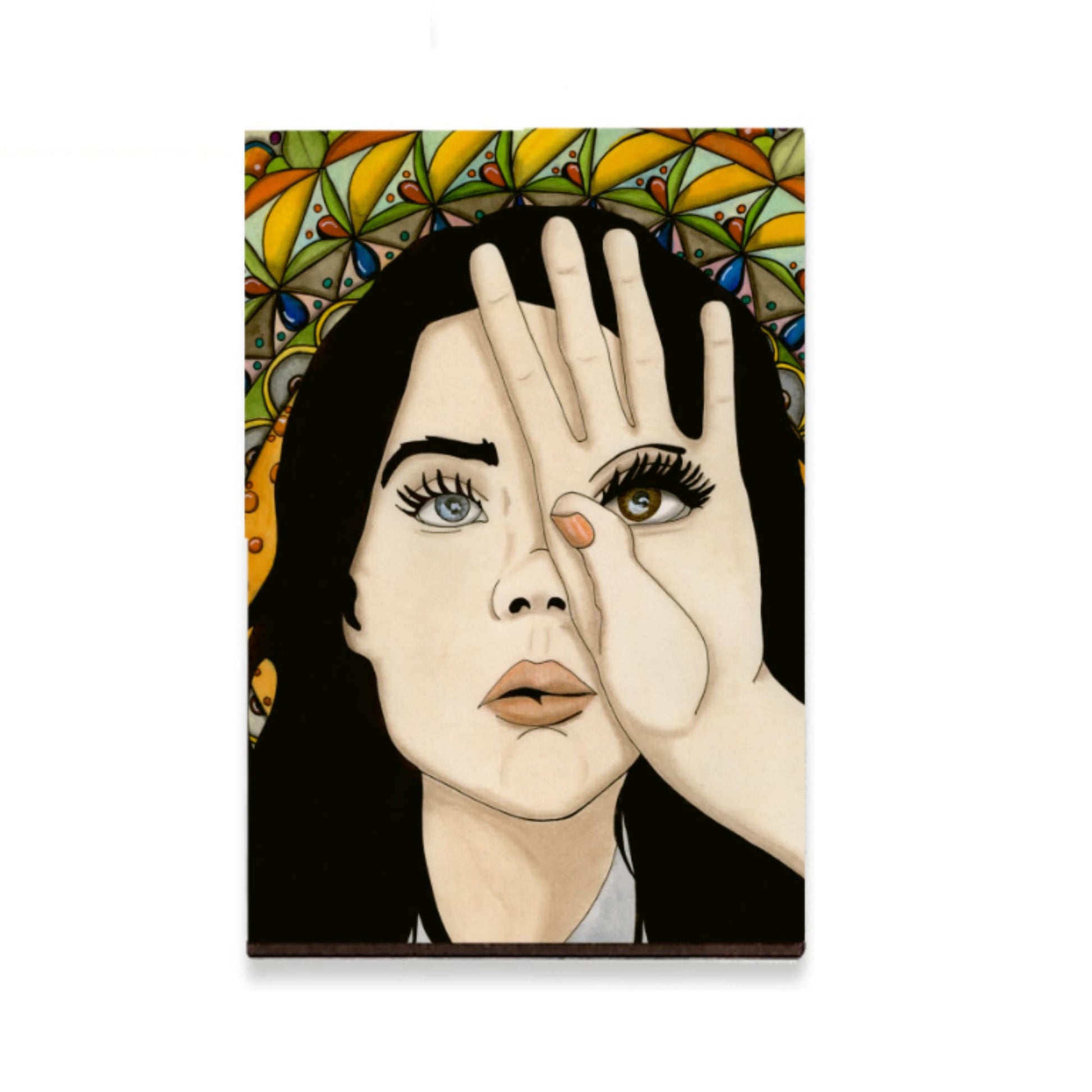 PinkPolish Design Refrigerator Magnets "Sight" Magic Inspired Watercolor - 2"x3" Wood Refrigerator Magnet