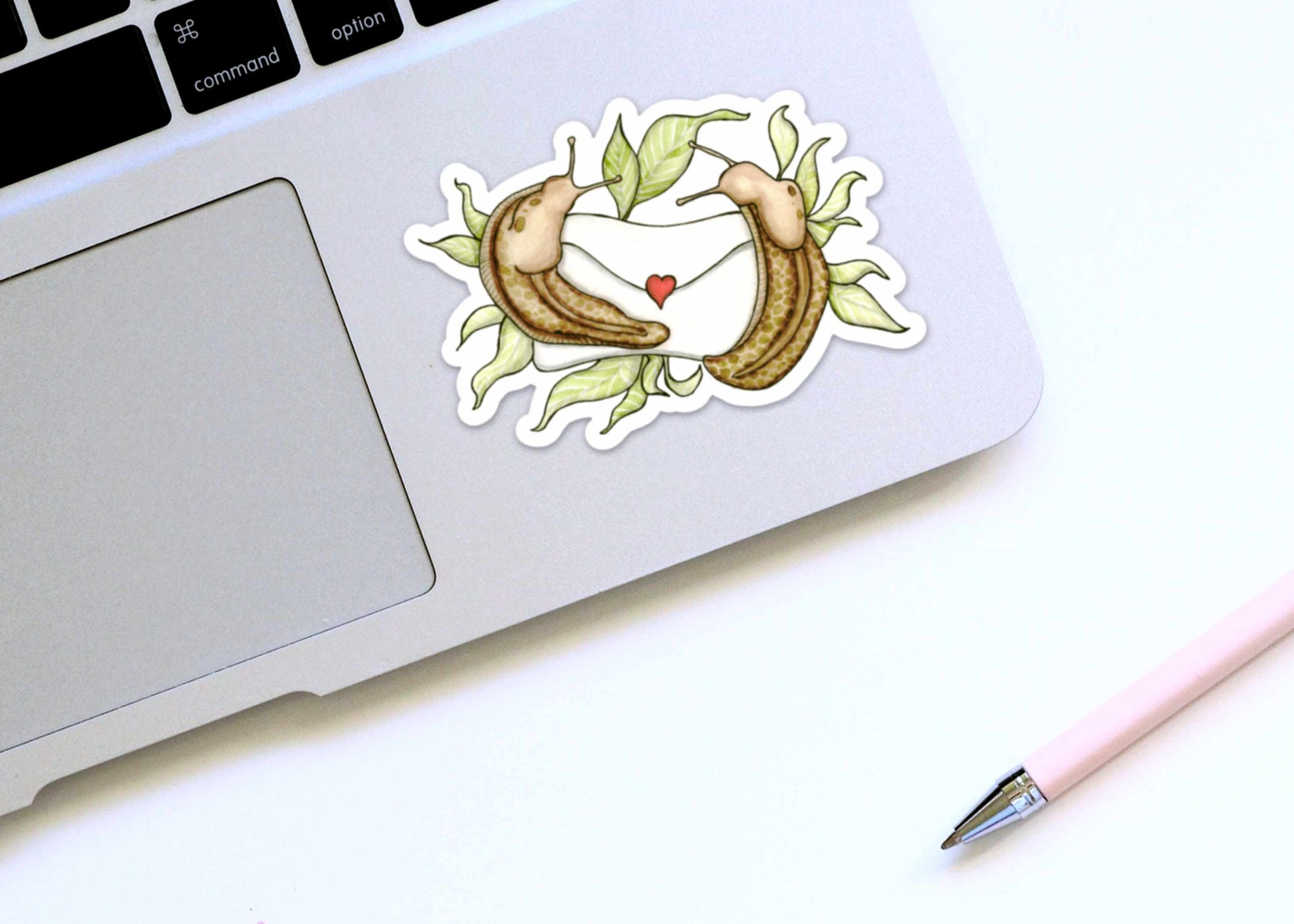 PinkPolish Design Stickers "Slow Mail" Vinyl Die Cut Sticker