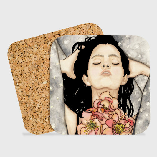 PinkPolish Design Coasters "Speak Up" Drink Coaster