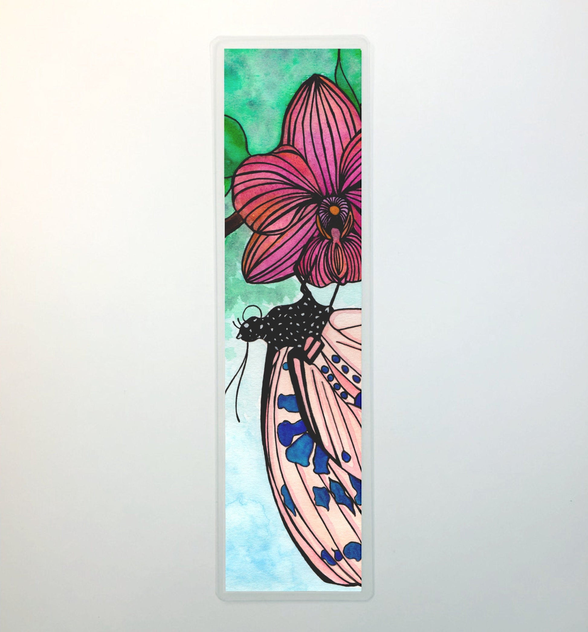 PinkPolish Design Bookmarks "Spotted Butterfly" 2-Sided Bookmark