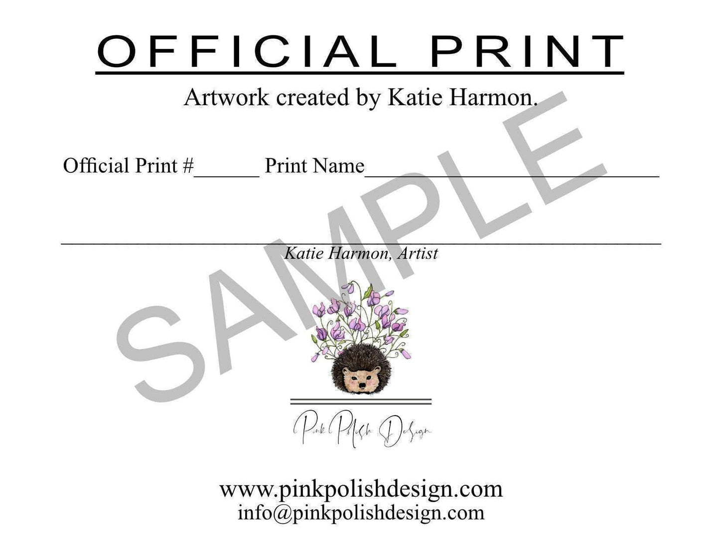 PinkPolish Design Art Prints "Sprout" Ink Drawing: Art Print
