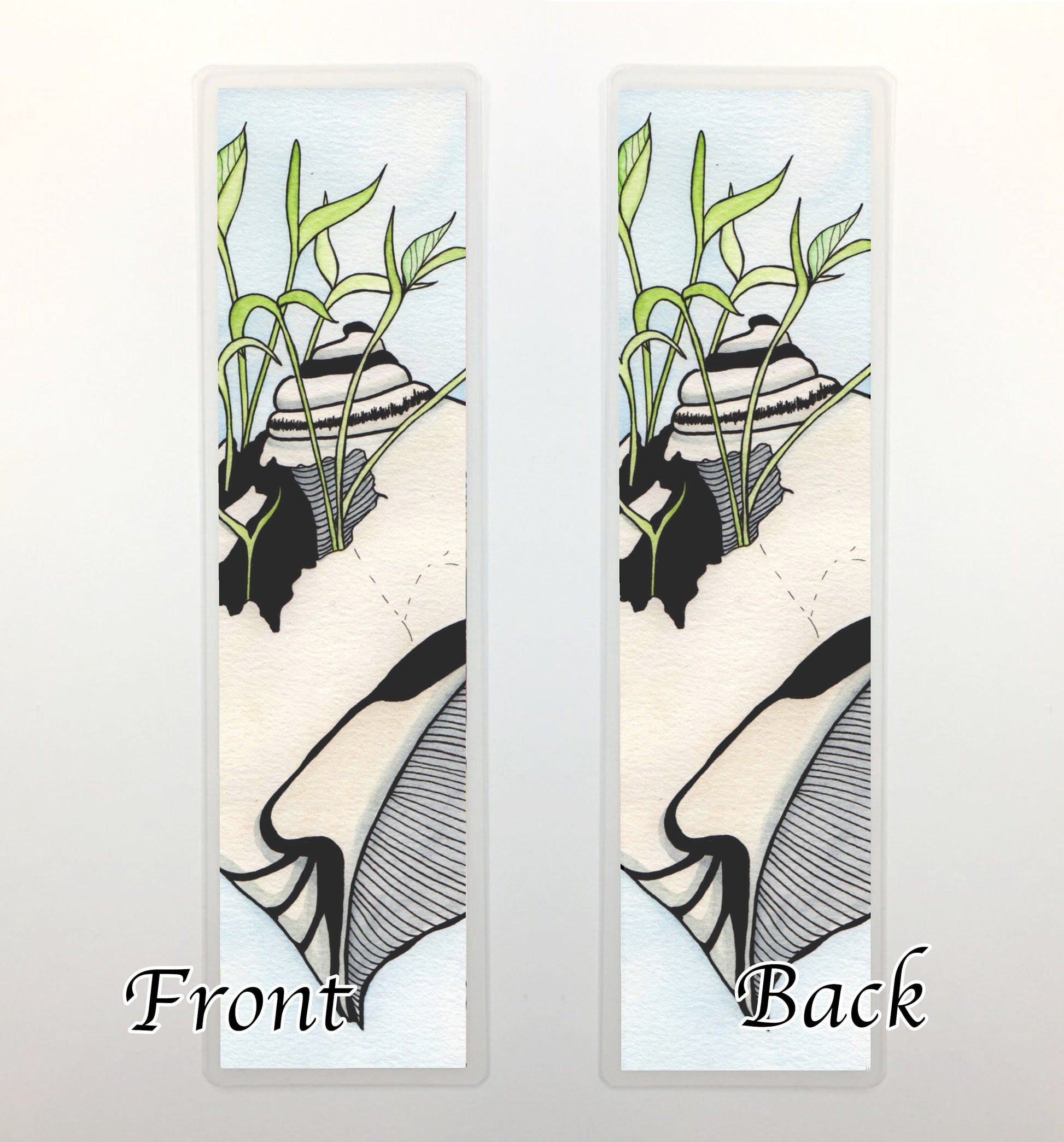 PinkPolish Design Bookmarks "Tenacious Sprout" 2-Sided Bookmark