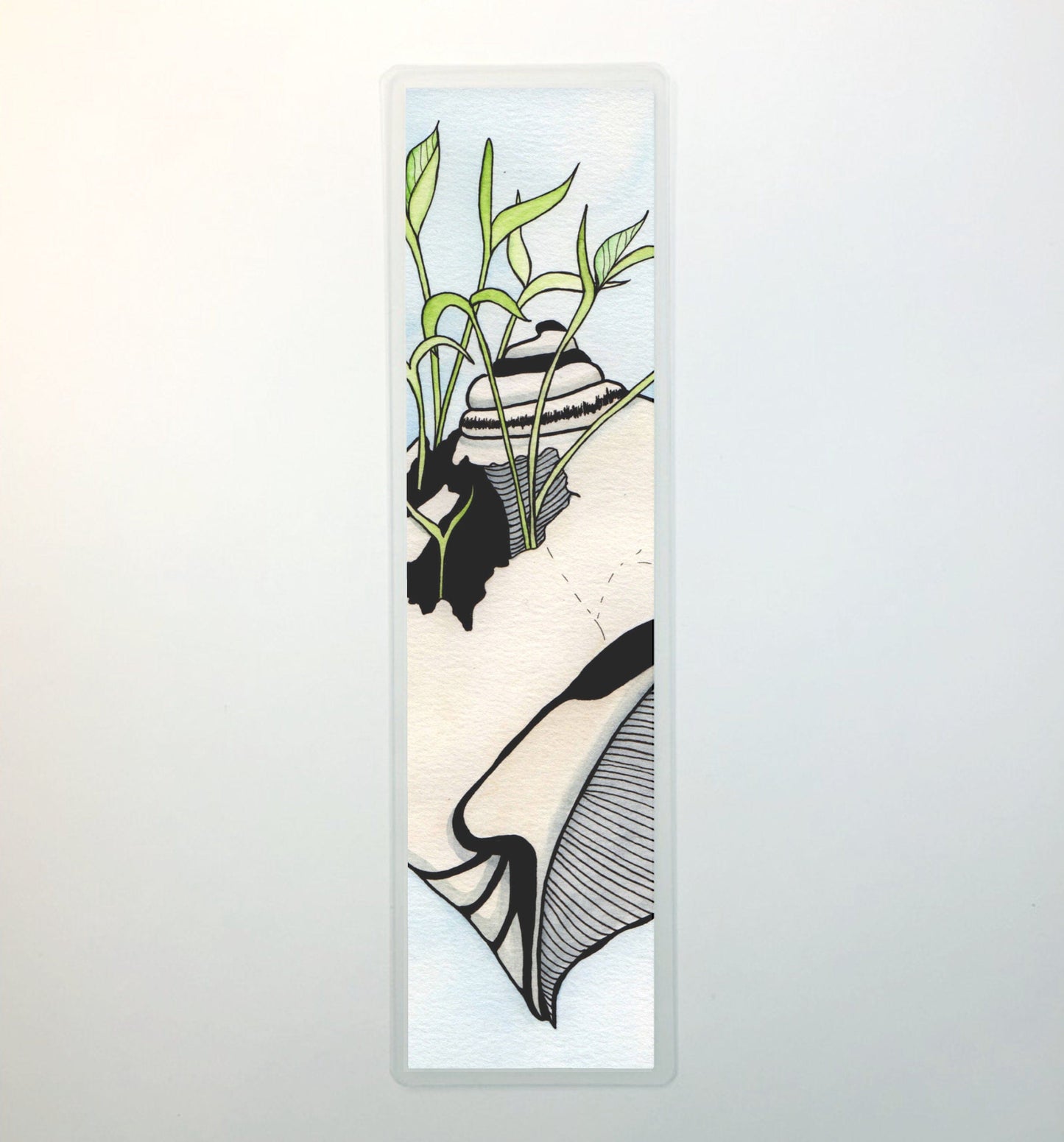 PinkPolish Design Bookmarks "Tenacious Sprout" 2-Sided Bookmark