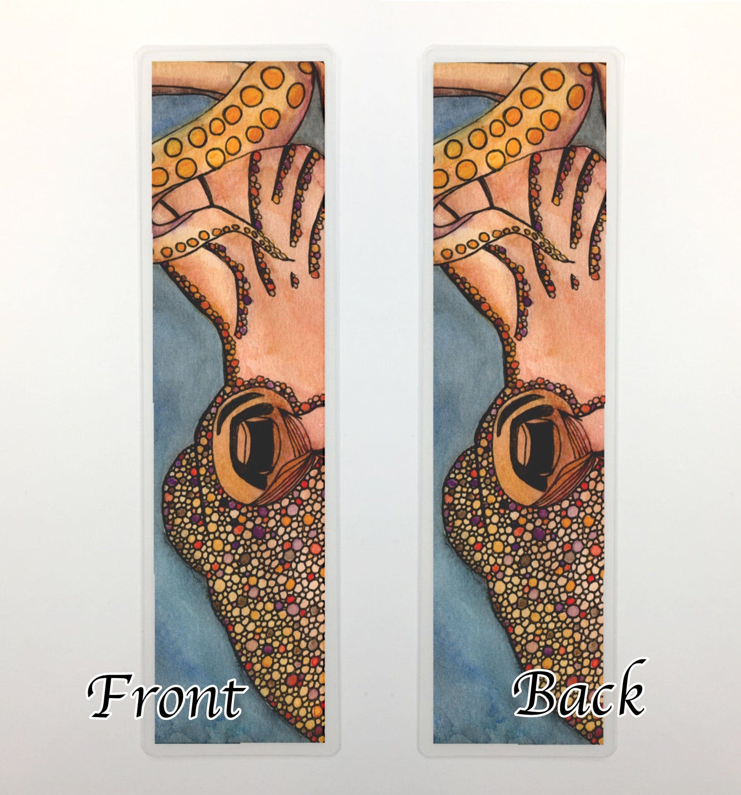 PinkPolish Design Bookmarks "Tentacles" 2-Sided Bookmark