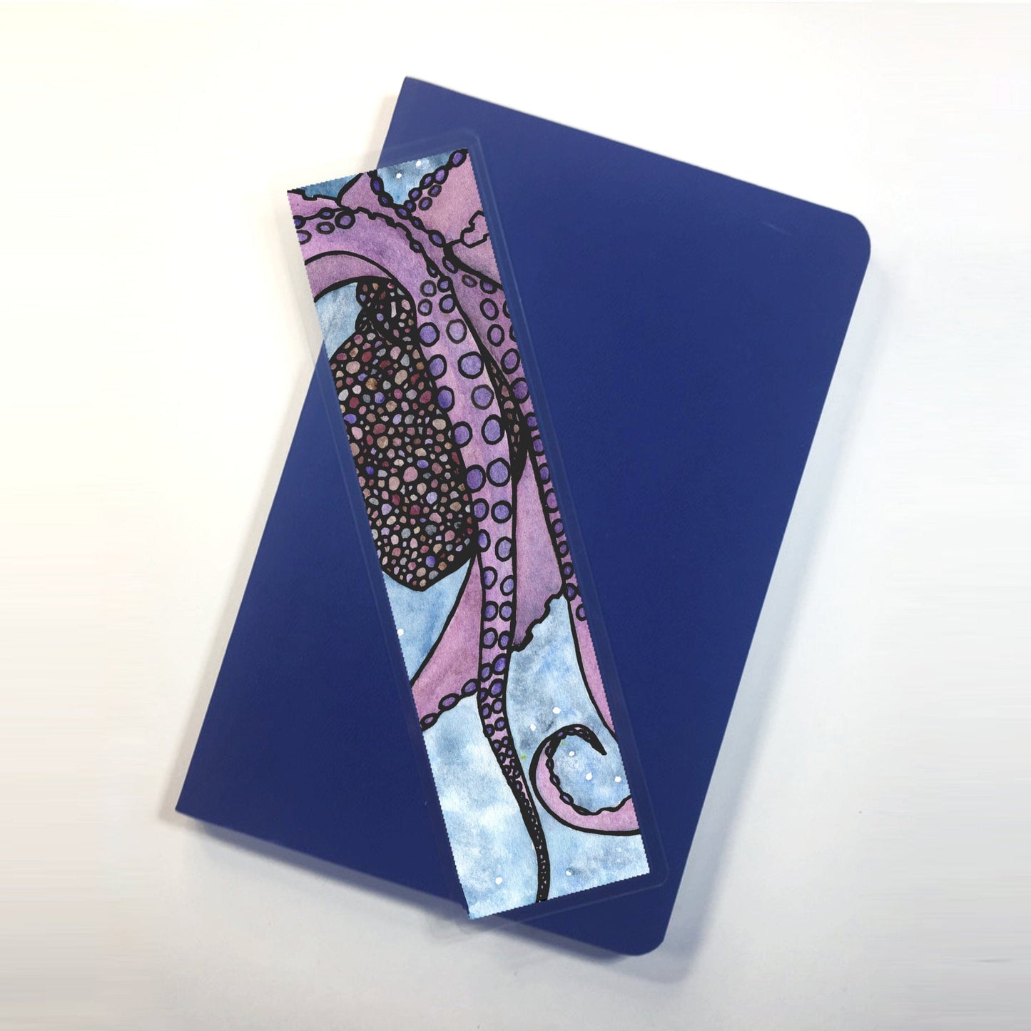 PinkPolish Design Bookmarks "Thankful Octopus" 2-Sided Bookmark
