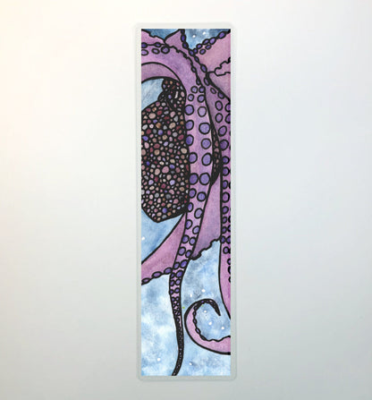 PinkPolish Design Bookmarks "Thankful Octopus" 2-Sided Bookmark