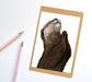 PinkPolish Design Notebook "Thankful Otter" Notebook / Sketchbook / Journal