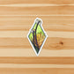 PinkPolish Design Stickers "Tiny Mushrooms 1" Die Cut Vinyl Sticker