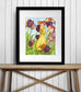 PinkPolish Design Art Prints "Tulip the Duckling"  Watercolor Painting: Art Print