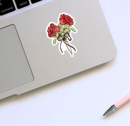 PinkPolish Design Stickers "Tussie Mussie" Vinyl Die Cut Sticker