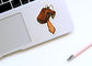 PinkPolish Design Stickers "Uninvited Guest" Vinyl Die Cut Sticker