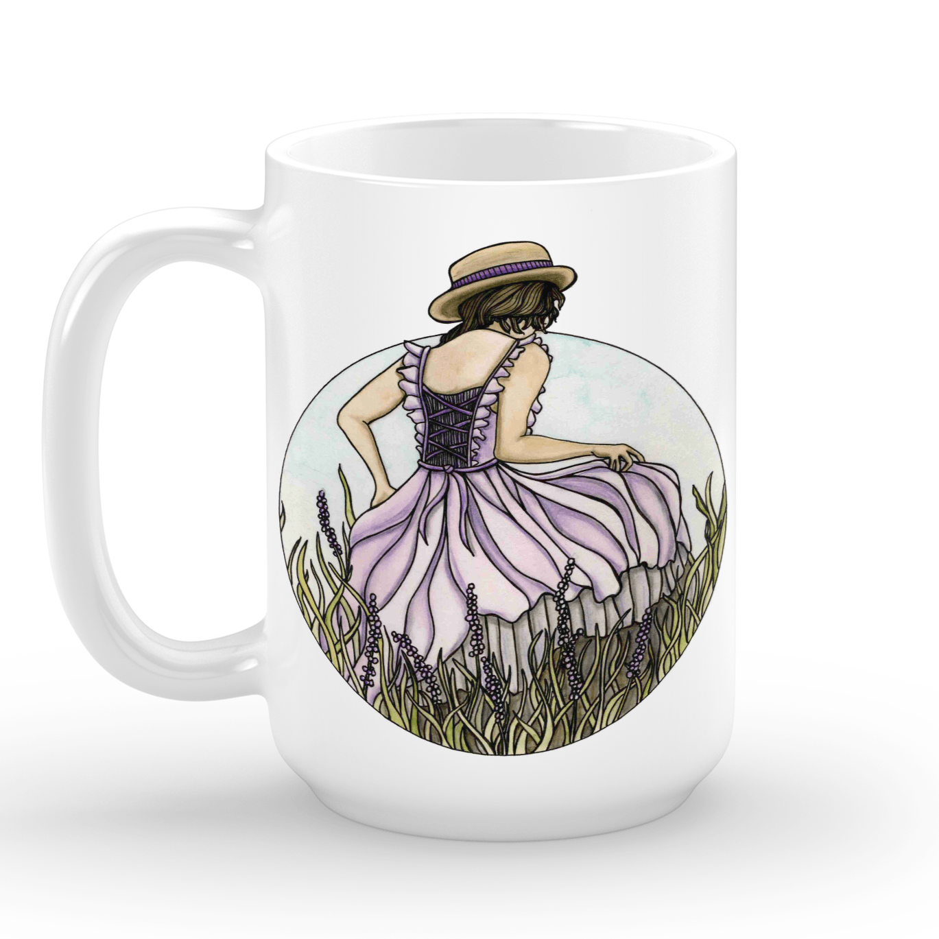 PinkPolish Design Coasters "Wander" 15oz Mug